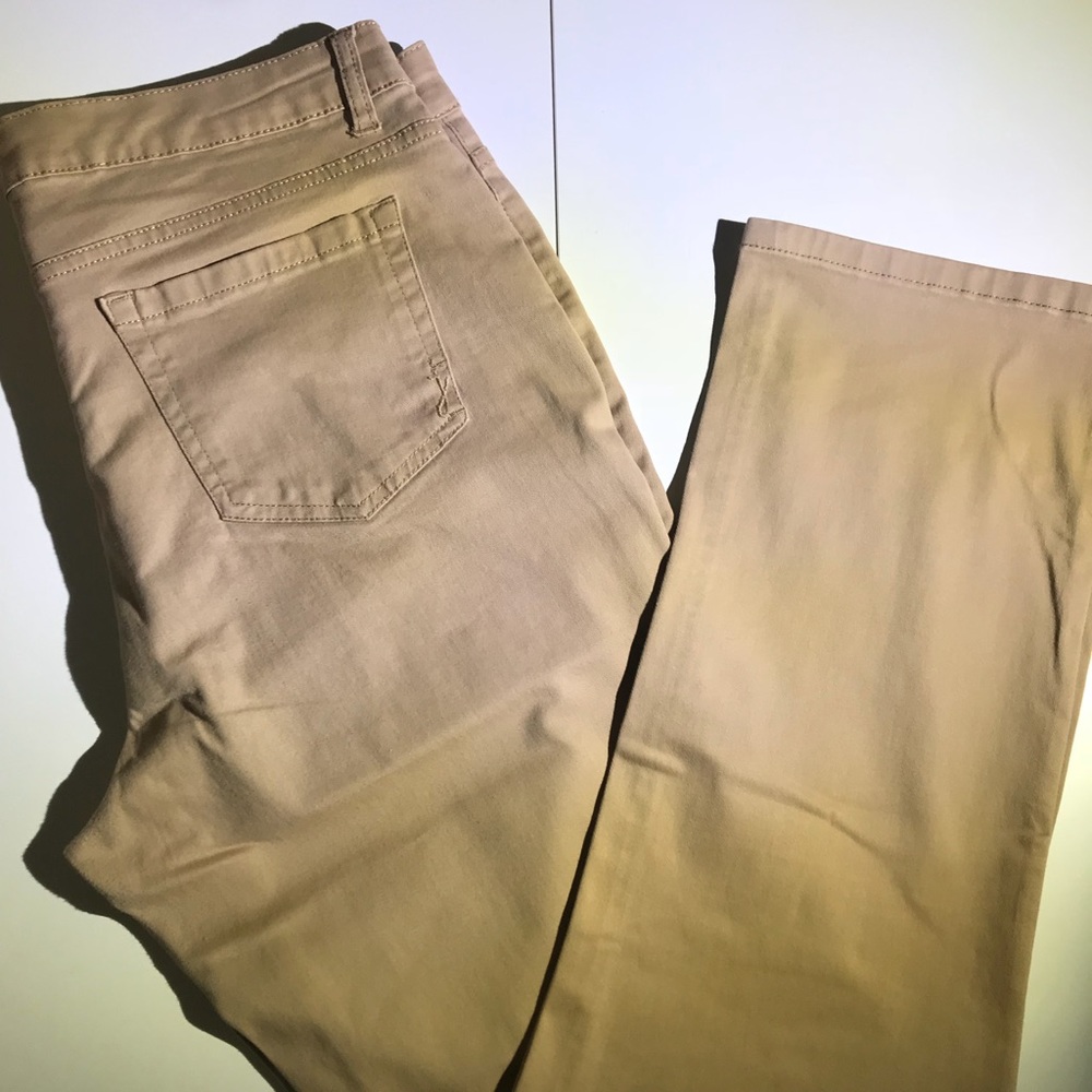 Jones New York Khaki Cotton Pants (GUC)